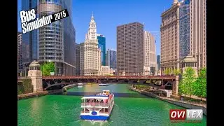 Bus Simulator 2015 #9 Chicago fast- Ovilex Android IOS gameplay