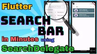 Search Bar in Flutter: Quick Build using SearchDelegate | Step-by-Step Tutorial