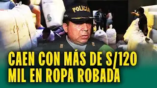 Robaron ropa para venderla en otros países: Banda criminal cae con más de S/120 mil de ropa robada