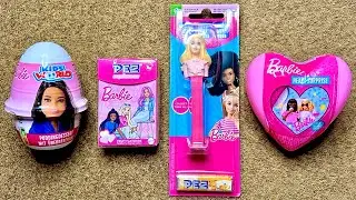 🎀🫶🏼 Funny Barbie ASMR | Satisfying Candy Surprise Pudding Egg Sweets & Toys Unboxing