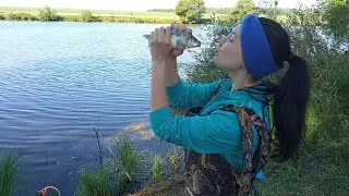 24 ЧАСА на Рыбалке. Ловля Карася на Удочку с Ночёвкой
