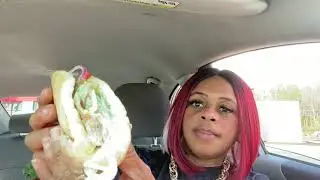 First Time Trying Arby&rsquo;s Ruben Gyro Curly Fries Car Bang 🚘
