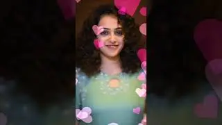 South beautiful ❤️actress Nithya Menon status, beautiful actress Nithya menen amazing video,#shorts