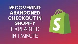 How To Recover Abandoned Checkout Shopify (2025)