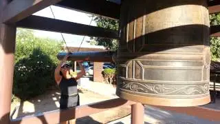 BONG! couldnt resist hitting that big monastery bell