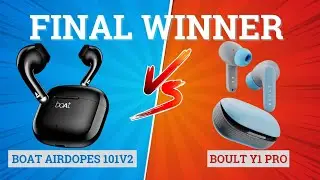 Boult Y1 Pro vs boAt Airdopes 101v2 🔥 Best TWS for Music & Gaming under ₹1000⚡️
