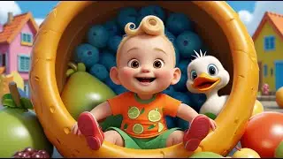 Duckling’s Fruit Basket Song | Fun Kids Rhyme | Healthy Learning Adventure