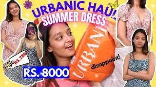 *Urbanic* Summer floral dresses TRY-ON haul | Shopped for INR 8000