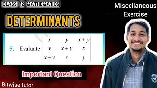 Miscellaneous exercise on chapter 4 class 12 q5 | Miscellaneous ch 4 class 12 q5