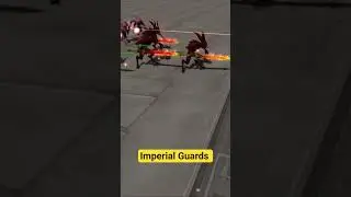 Imperial Guards vs #chaosdaemons in #dawnofwar #warhammer40k #rts #astramilitarum