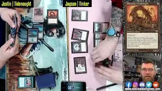 Tidenought vs UR Tinker | Premodern Magic: The Gathering w/Commentary | Fast Effect | ELD's MTG