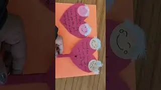 Easy diy craft ideas , Diy card idea  for Grandparents day #grandparentsday#artwork #diyartcreations
