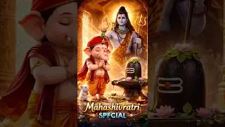 Ganesha's Mahashivratri Celebration 🙏#mahadev #shorts
