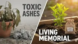 STOP Planting Cremation Ashes Directly! Why Ashes Are Toxic to Plants (High Salt & pH Warning)