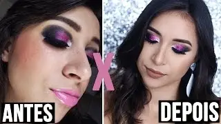 Recriando Maquiagem ANTIGA de 6 anos atrás!! :O