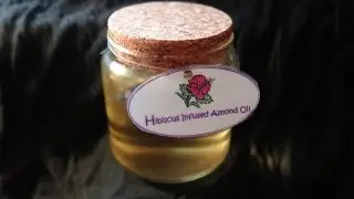 DIY Hibiscus Infused Oil - How to make Hibiscus Infused Almond Oil