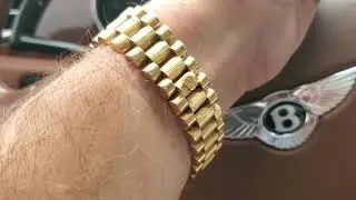Rolex President Day Date Bark Finish Review & Phisting