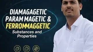 Complete Concept of Diamagnetism, Paramagnetism & Ferromagnetism |#class12physics#education 