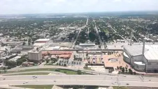 The Observation Deck at The Tower of the Americas in San Antonio TX
