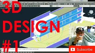 How I 3D Modeled a 3-Storey Commercial Building!? 3D DESIGN #1 (Brewed Coffee & ChillHop)