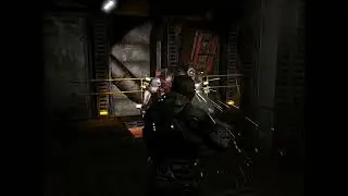 Quake 4 First Level. Corporal difficulty with Machinegun and Blaster only. Third person