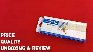 क्या इसे आपको लेना चाहिए 🙋| DOMS GEOMMY GEOMETRY COMPASS BOX UNDER RS 💯 | UNBOXING & REVIEW| #DOMS