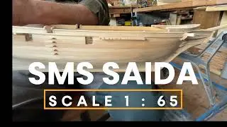 Building Model Ship -  SMS Saida, scale 1:65 || Inside Ship Model #shorts