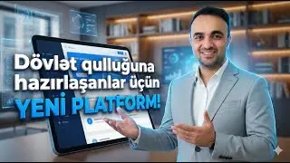 🚀 Dövlət qulluğuna hazırlaşanlar üçün YENİ PLATFORM!