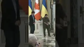 Patron the dog, the legend of this war, got his presidential award today | #ukraine