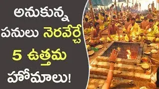 అనుకున్న పనులు నెరవేర్చే 5 ఉత్తమ హోమాలు | Significance Of Homam | Benefits Of Various Types Of Homam
