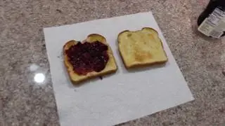 How 2 make jelly toast?