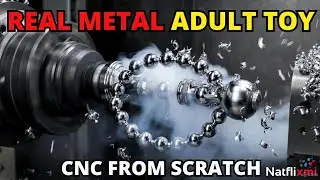 Extreme CNC Machining: Making a Real Stainless Steel Anal Bead Dildo from Scratch &ndash; Full Process 4K