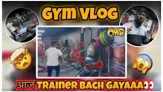 OMG 😳 Heavy Squat Ke Time Trainer Bach Gaya | Gym Vlog | Avi Patel Vlog | 