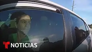 Revelan im&aacute;genes cuando ICE detiene a una estadounidense en Florida | Noticias Telemundo