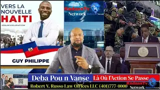 SENATÈ GUY PHILIPPE ADRESE L  AK NASYON AN..NAP DEKÒTIKE DISKOU LAURENT SAINT-CYR KI VAN N AYITI