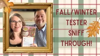 Scentsy Fall/Winter Catalog Insert Sniffs with My Husband! 🍁💜🌲 