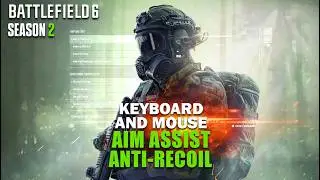 BEST SETTINGS Aim Assist & Anti Recoil Keyboard Mouse Battlefield 6 MP & REDSEC S02 | reWASD Config