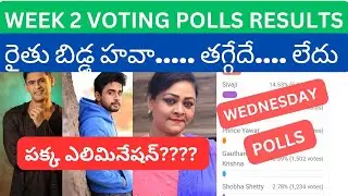 Biggboss season 7 telugu week 2 voting polls // Wednesday polls/Elimination confirm @BiggBossTalks_