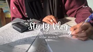 Study Routine 📚 (Requested Video)  A simple vlog including study tips