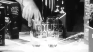 1960's commercial  P&G Duz Detergent plus glassware