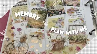 Memory Plan With Me ft 'Wildflower Fields' by The Pretty Pink Co | A5 Wide
