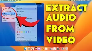 Extract Audio from Video in Mac - How to Use Quicktime Player to Extract Audio from Video in Mac?