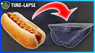 Modeling a Hotdog into a Rocket League map... | RLMM Time-Lapse