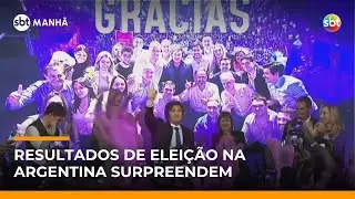 Partido de Milei vence elei&ccedil;&otilde;es legislativas na Argentina e amplia for&ccedil;a no Congresso | #SBTManha