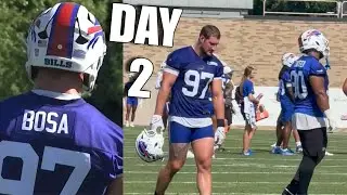 The Buffalo Bills SICK DAY 2 Training Camp Highlights: Joey Bosa *FIRST LOOK* at camp + MORE! 😳