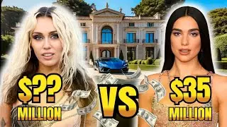 Miley Cyrus vs Dua Lipa LIFESTYLE BATTLE 2024 🔥 Comparison