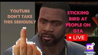 Sticking bird at people on GTA 5