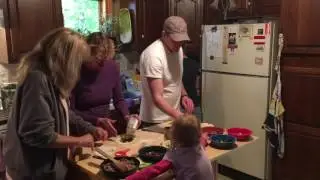 Sue's kitchen at the farm in Fowlerville Michigan