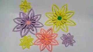 How to Make Paper Flower | Paper Craft