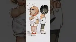 Redrawing racist art process, speedpaint.